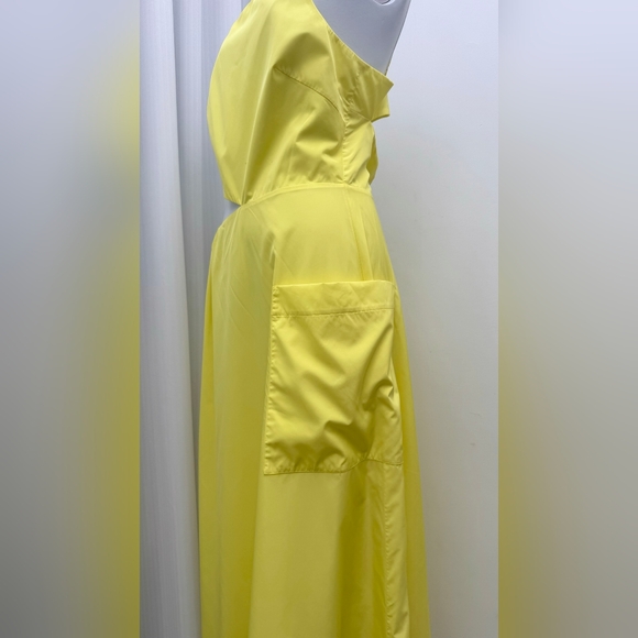 Tibi Italian Sporty Nylon Strappy Cut Out Dress - Picture 12 of 13